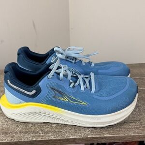 Altra Paradigm 7 Women's US7.5 WIDE Road-Running Shoes Lightweight Blue yellow